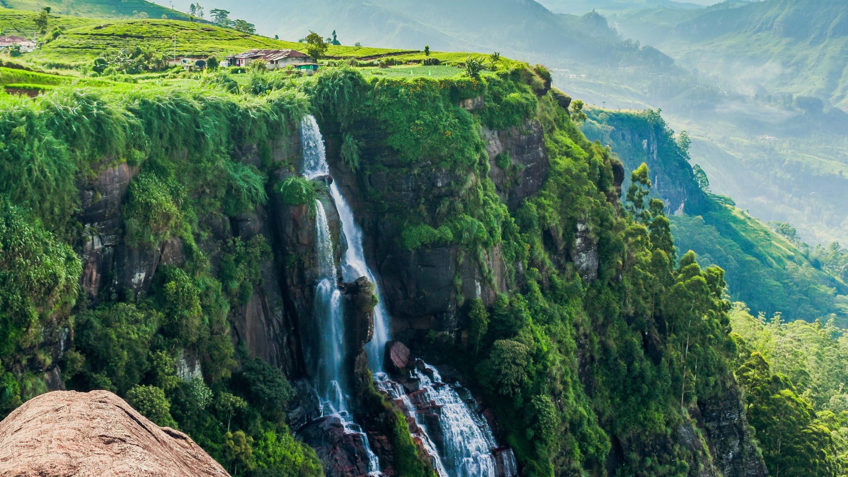 a cliff in Sri Lanka