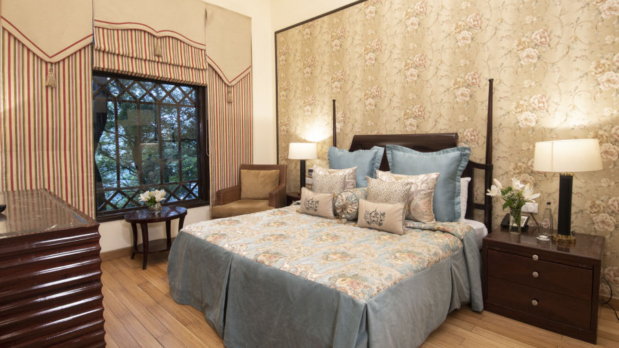 Image of the entire room of the Duplex Family Suite at The Claridges Nabha Residence, Mussoorie