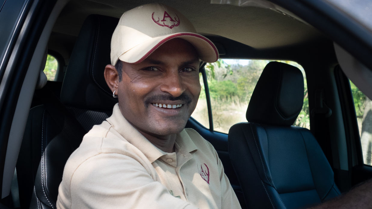 Hotel Driver Sitting in the Car