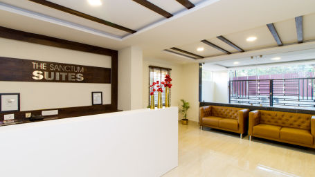 Reception and Lobby The Sanctum Suites in Whitefield 9