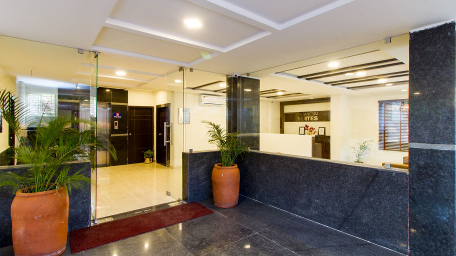 Reception and Lobby The Sanctum Suites in Whitefield 6