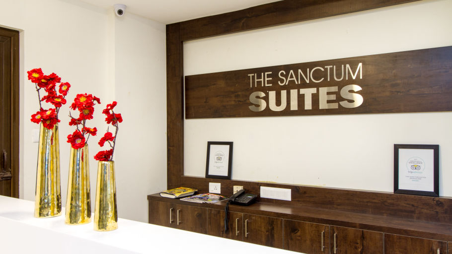 Reception and Lobby The Sanctum Suites in Whitefield 7