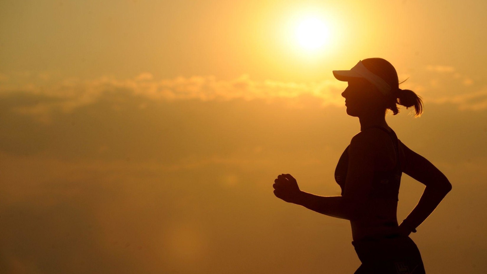 A person running