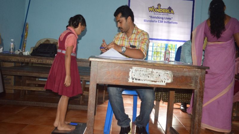 Medical camp checkup for kids