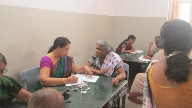 Medical camp for the elderly