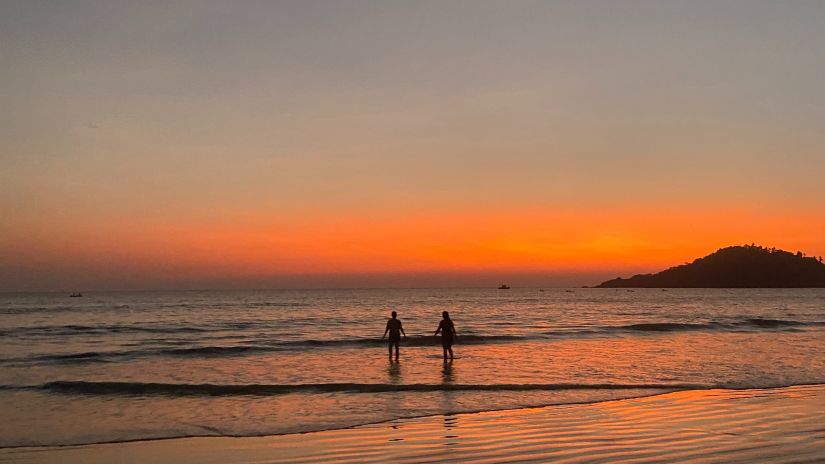 Romantic couple goa