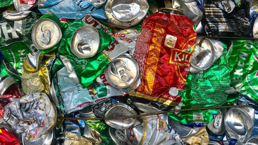 Crushed cans connoting effective waste management - Upcoming Exhibitions in Mumbai 2023