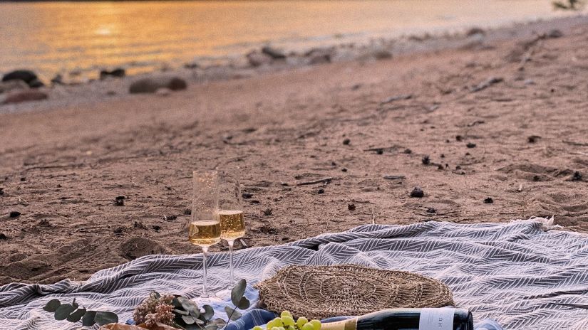 beach picnic