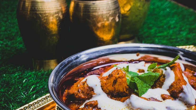 A bowl of traditional food in Gujarat  23