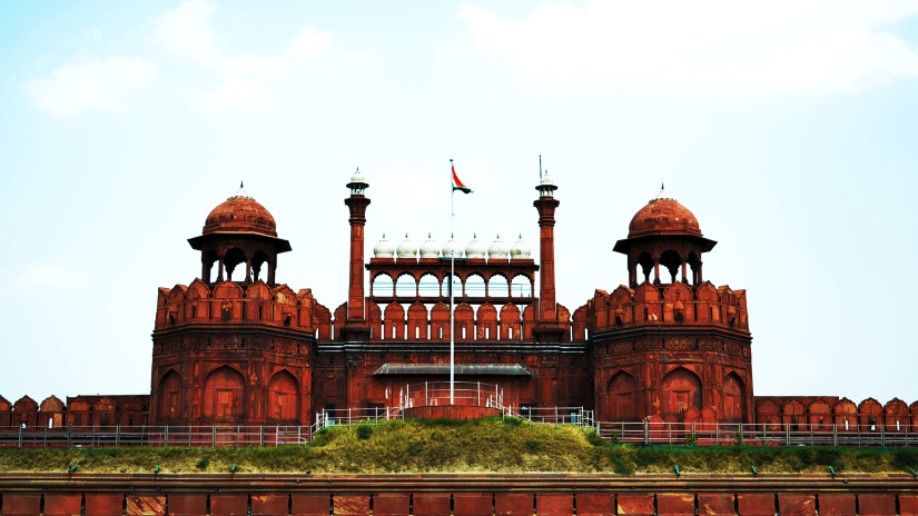 Red fort front view 1