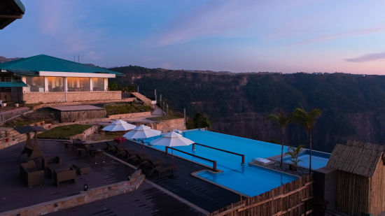 view of infinity pool 10