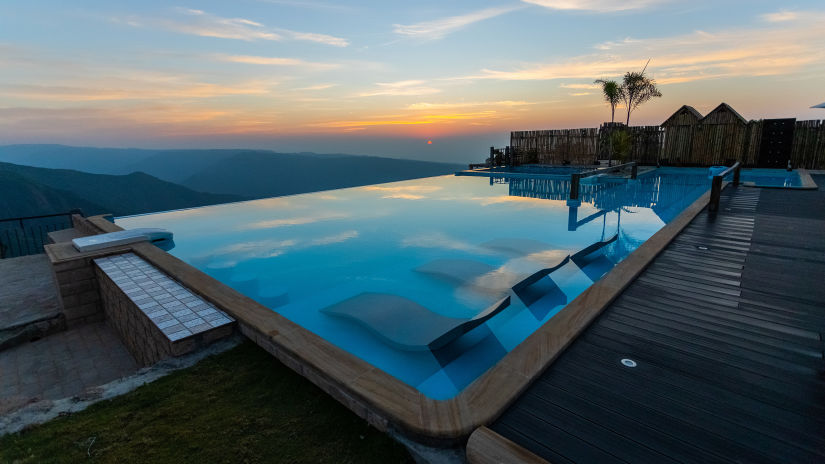 view of Infinity Pool at Polo Orchid Resorts, Cherrapunji 8