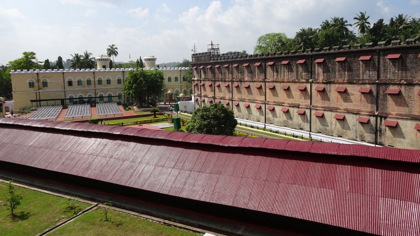 view of cellular jail in andaman