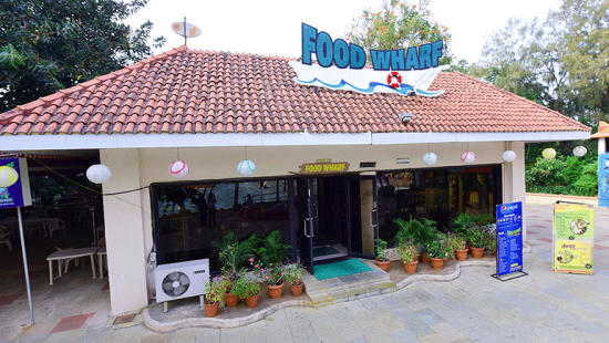 Water Kingdom - the Food-Wharf food stall at our water park