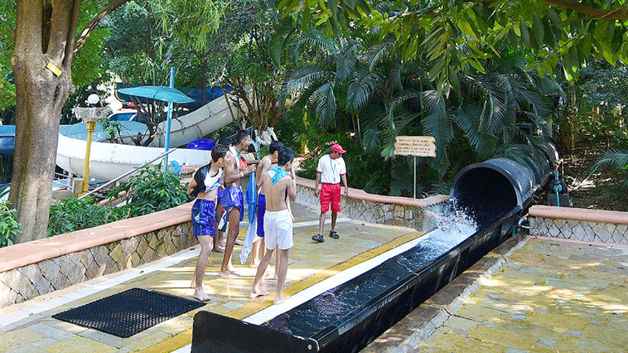 Water Kingdom - view of the BOOBLE RAFIA BLACKDEMON at our water park