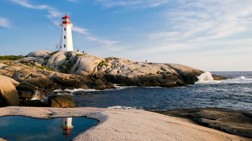 lighthouse-by-sea-against-sky-247506