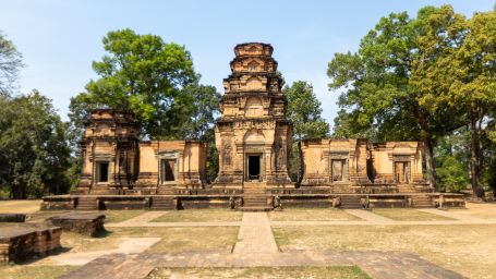 ancient temple surrounded by trees