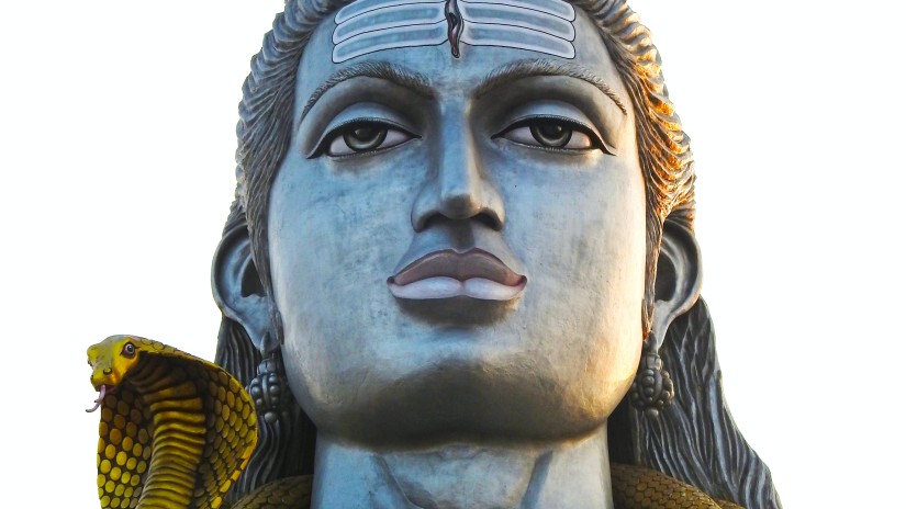 A statue of Lord Shiva