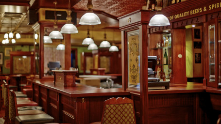 Interior view of the lounge at Hablis Hotel, Chennai