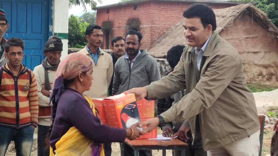 Humanitarian support to flood-affected communities in Corbett