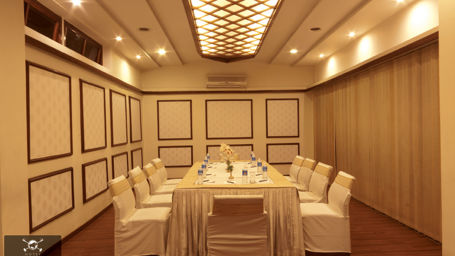 seating area at one of the meeting rooms in Shillong at Polo Towers