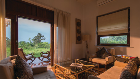 sun illuminating the interiors of a room at The Serai Bandipur