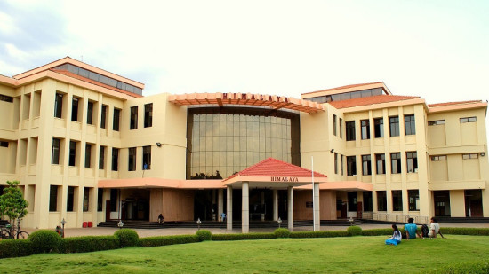 Exterior facade of  one of the buildings at IIT Chennai