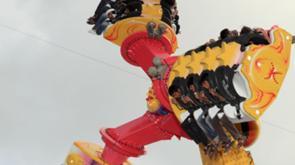 Thrillers Rides - Hurricane at  Wonderla Amusement Park Bengaluru