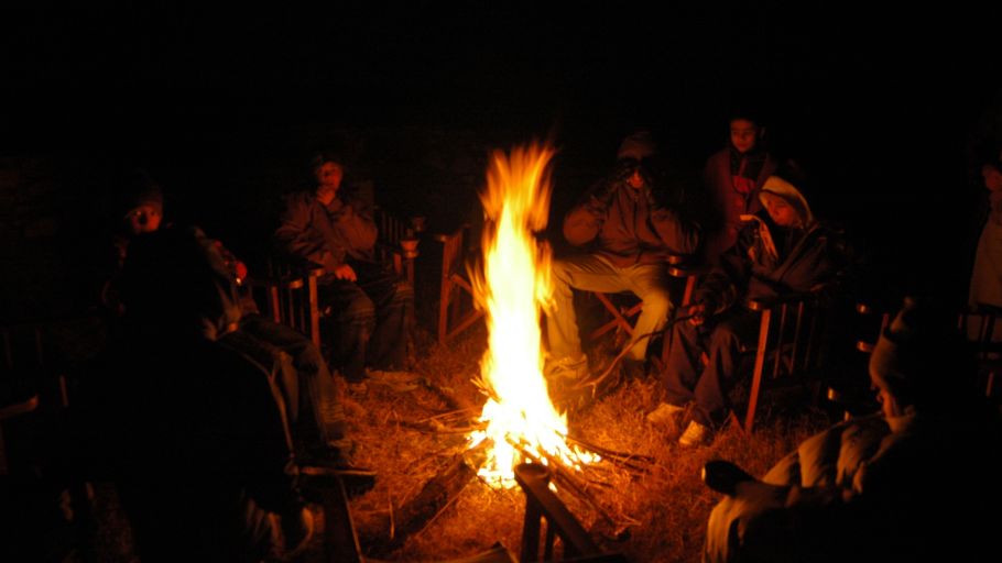 Bonfire at Wild Brook Retreat, Rajaji National Park