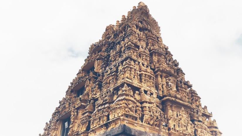 A ancient temple in belur with amazing architechture