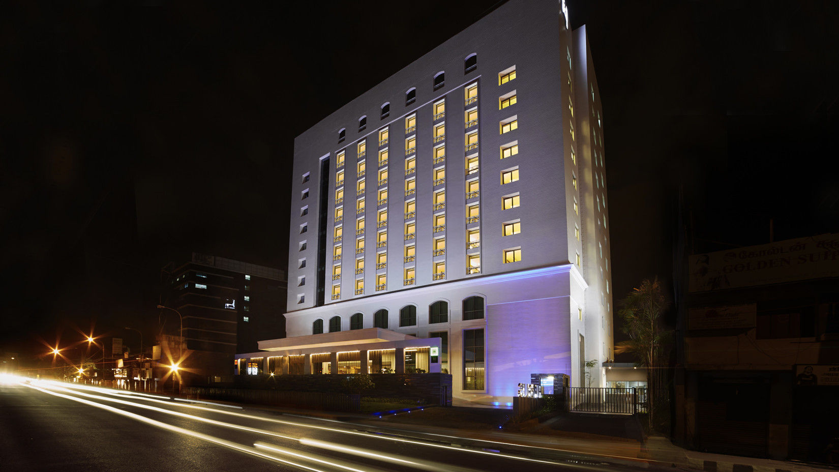 Facade of Hablis Hotel in Guindy, Chennai