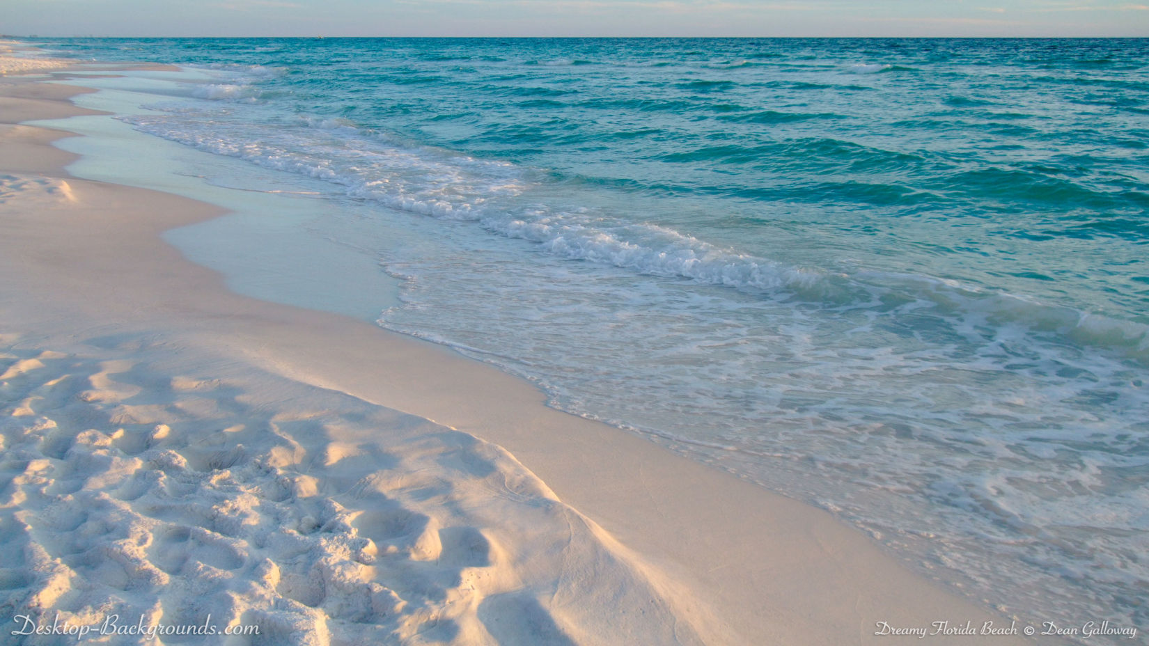 A wide view angle of sea.