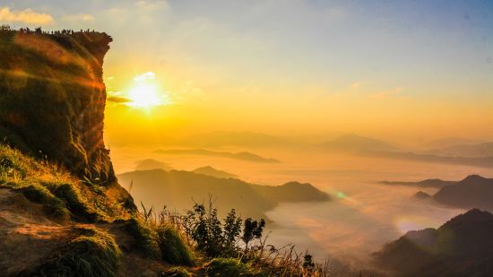 aerial-photo-of-mountain-surrounded-by-fog-733174