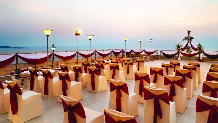 Rooftop banquet Hall at Hotel Ramada Plaza Palm Grove 421