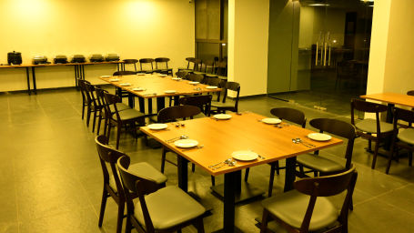 Well lit dining arrangement 2 - Clarks Inn Express, KRS Road, Mysore