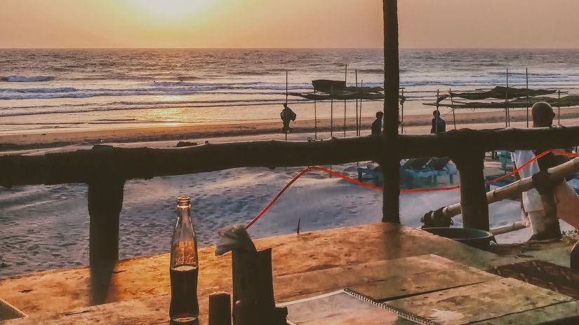 A beach shack pictured during the sunset - Richmonde Ananta Elite Goa