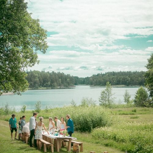 a picnic gathering