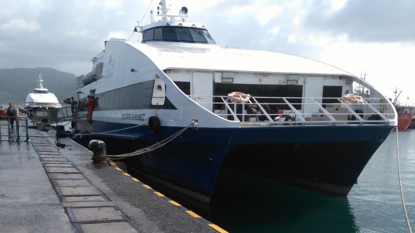 a boat on a dock