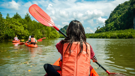 Kayaking at Nature Trails