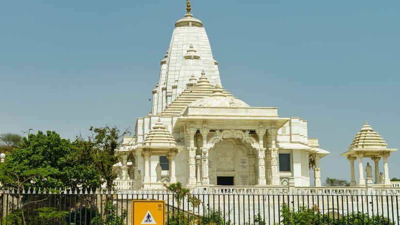 a temple made with white stones