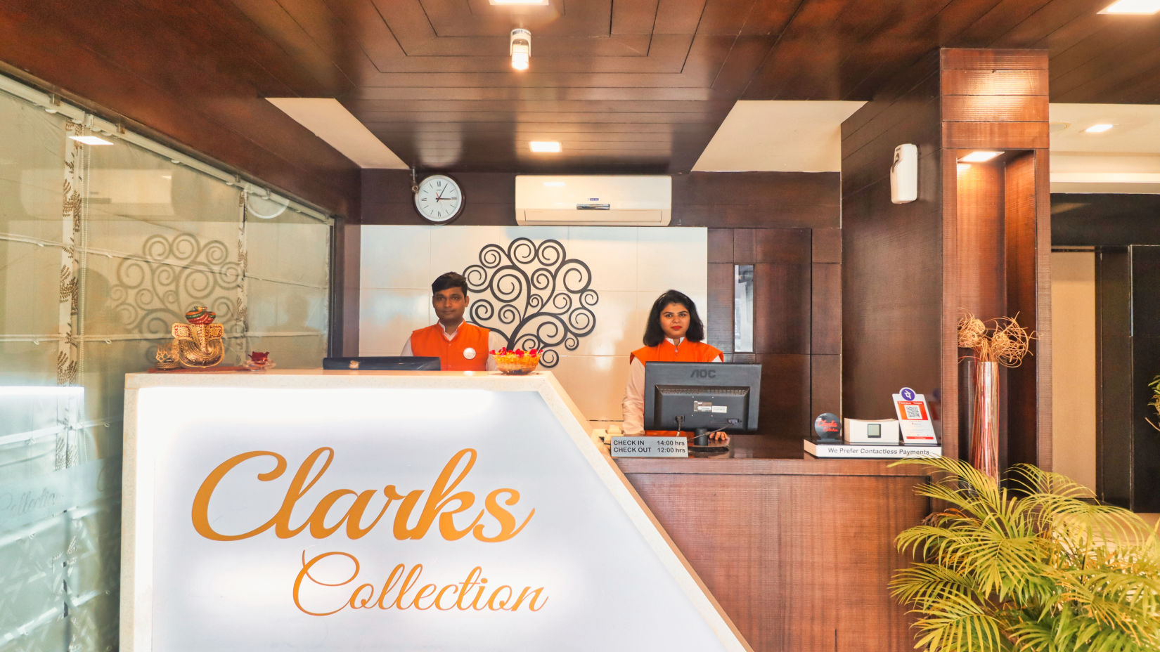 Front view of the reception - Clarks Collection, Vadodara