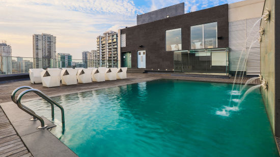 The Empresa Boutique Hotel - view of the rooftop swimming pool during daytime 1