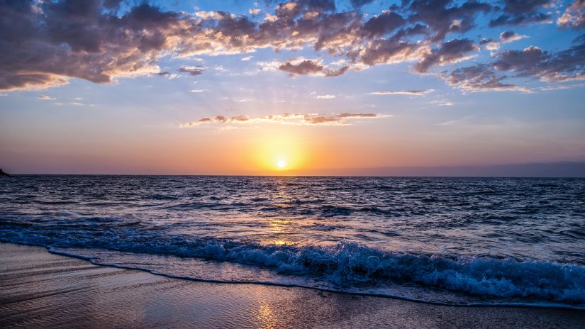 Sunset view in Ramnagar Beach, Neil Island