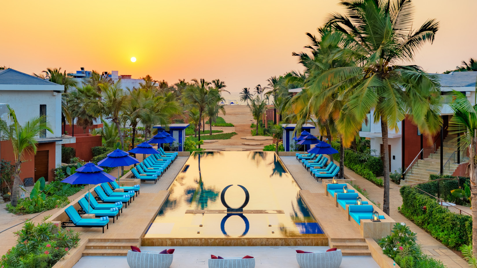 Swimming Pool at Azaya beach resort - resort in Benaulim