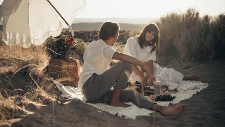 couple on a picnic