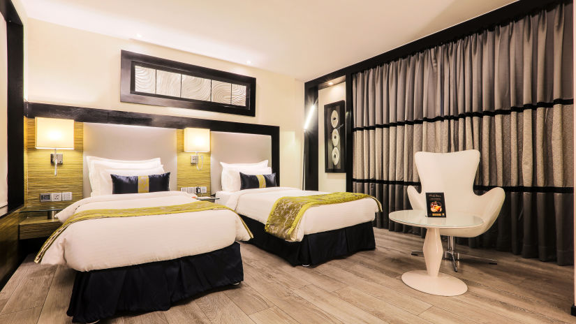 The Empresa Boutique Hotel - twin beds offered at the Executive Twin room in Andheri