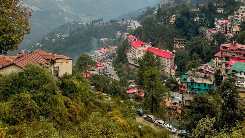 A summer hilltop view during daytime