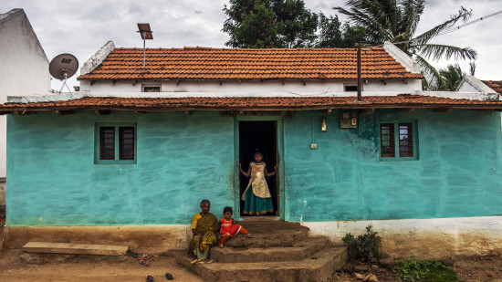 Traditional housing of the tribal community at Bandipur 