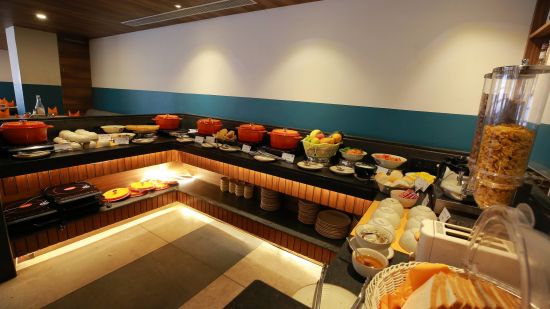 Buffet area at Mastiff Infantry, Bangalore