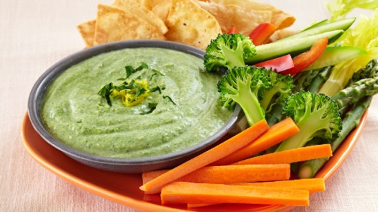 Vegetables with dip at Hablis Hotel, Chennai